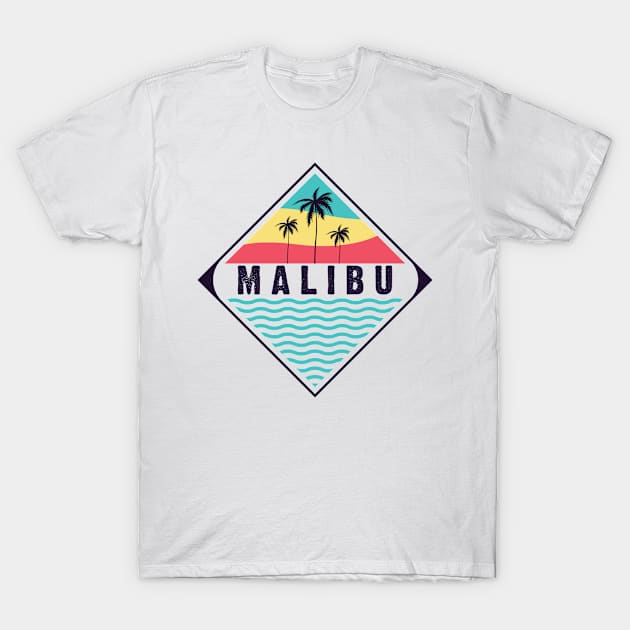 Malibu vibes T-Shirt by SerenityByAlex